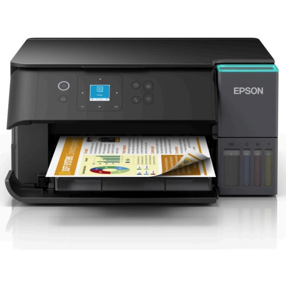 БФП ink color A4 Epson EcoTank L4360 33_20 ppm Duplex USB Wi-Fi 4 inks Black Pigment