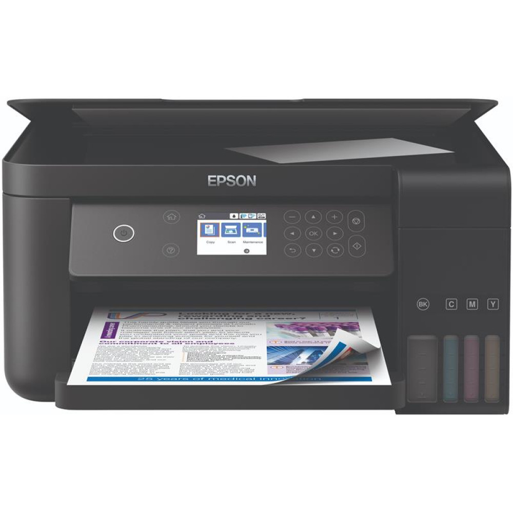 БФП ink color A4 Epson EcoTank L6260 33_20 ppm Duplex USB Ethernet Wi-Fi 4 inks Black Pigment