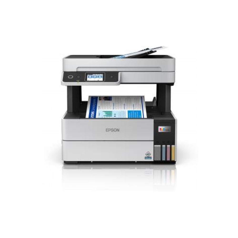 БФП ink color A4 Epson EcoTank L6490 37_23 ppm Fax ADF Duplex USB Ethernet Wi-Fi 4 inks Pigment