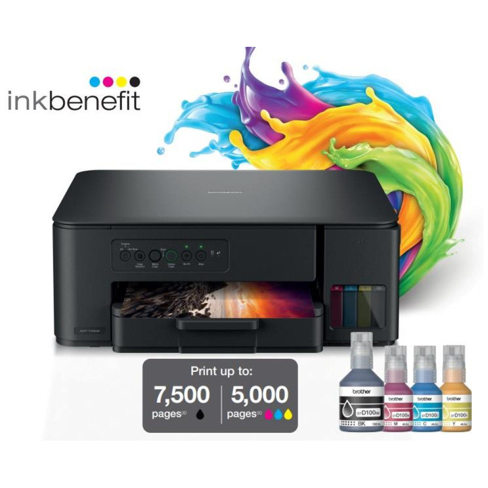 БФП ink color А4 Brother DCP-T430W 16_9 ppm USB Wi-Fi 4 inks