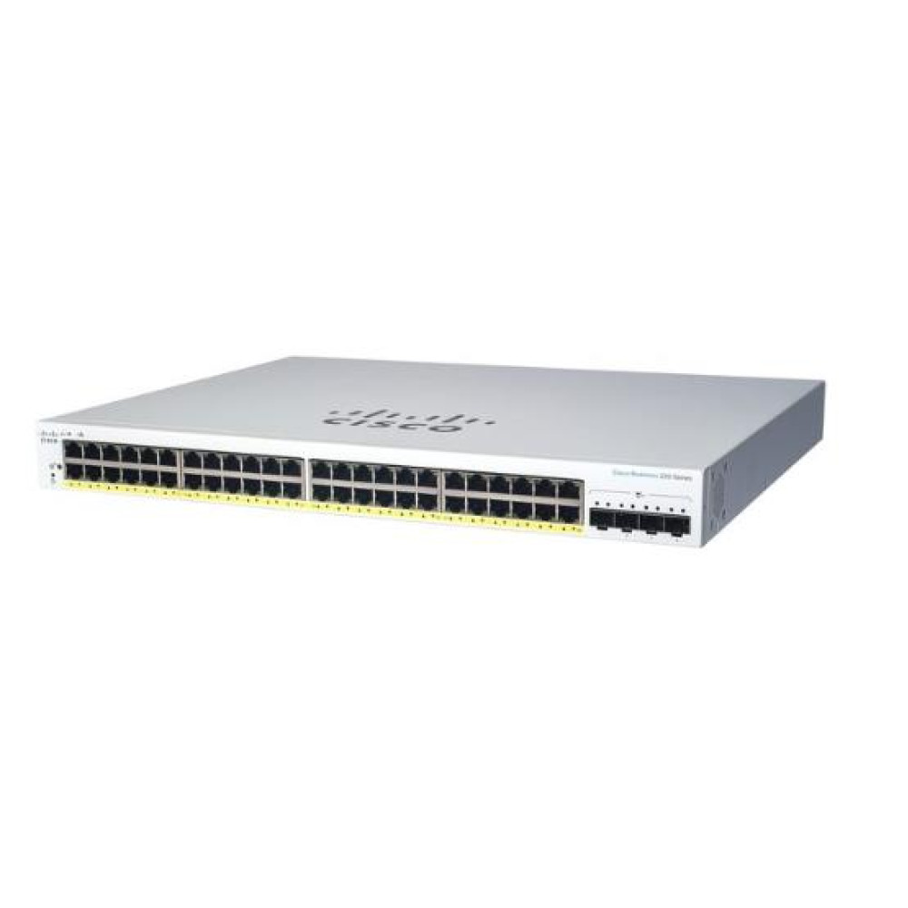 Комутатор Cisco CBS220 48хGE, 4x1G SFP, Smart