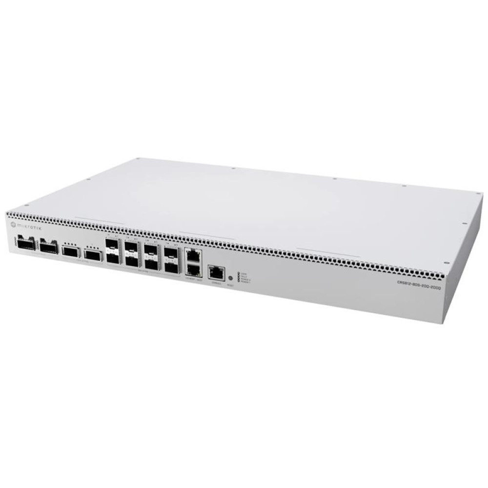 Комутатор MikroTik Cloud Router Switch CRS812-8DS-2DQ-2DDQ-RM Комутатор MikroTik Cloud Router Switch CRS812-8DS-2DQ-2DDQ-RM