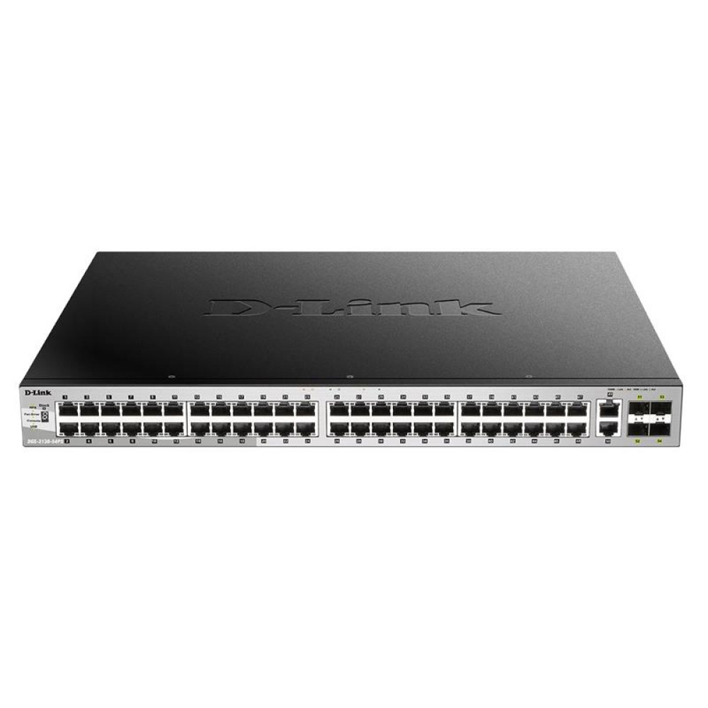 Комутатор D-Link DGS-3130-54S 48xGE, 2x10GE, 4xSFP+, L3