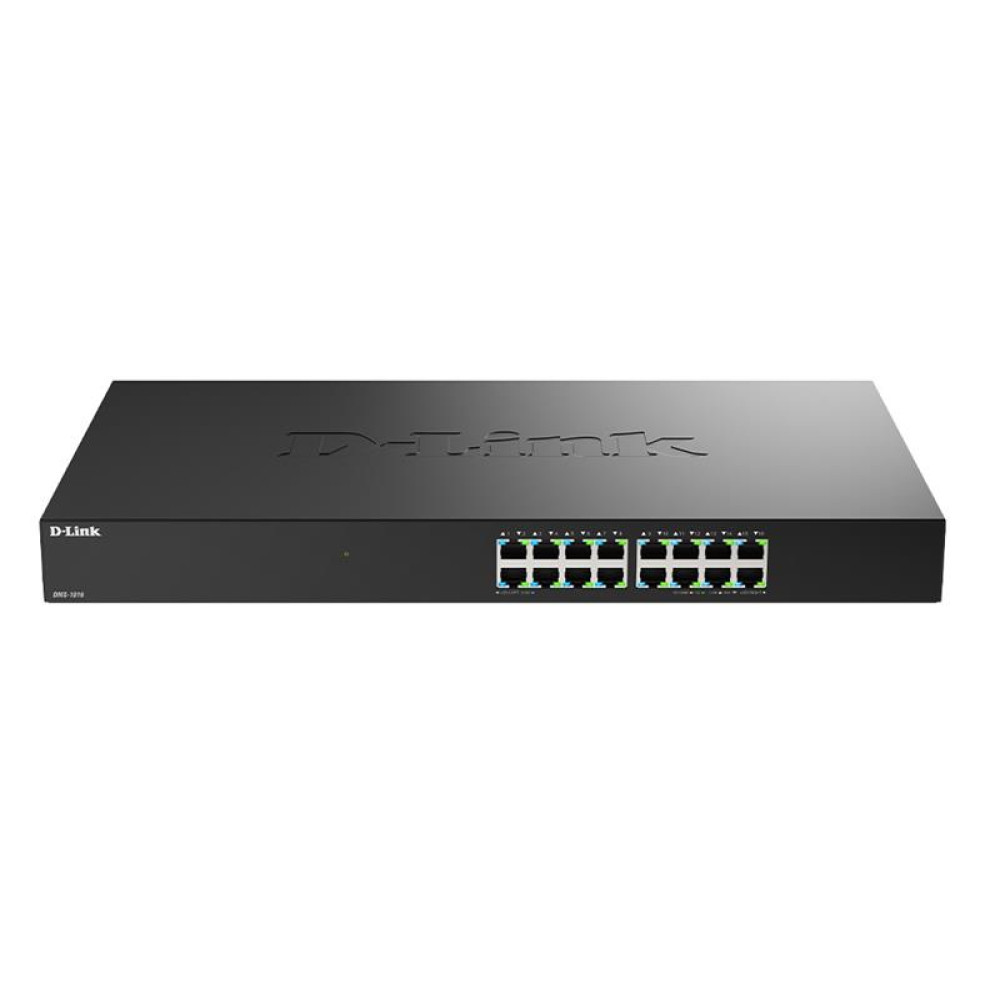 Комутатор D-Link DMS-1016 16x2.5GE, Некерований