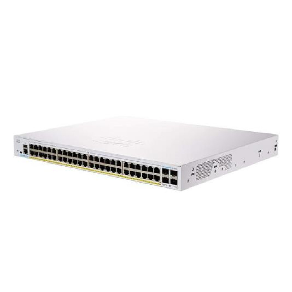 Комутатор Cisco CBS250 48xGE, PoE, 4x1G SFP, Smart
