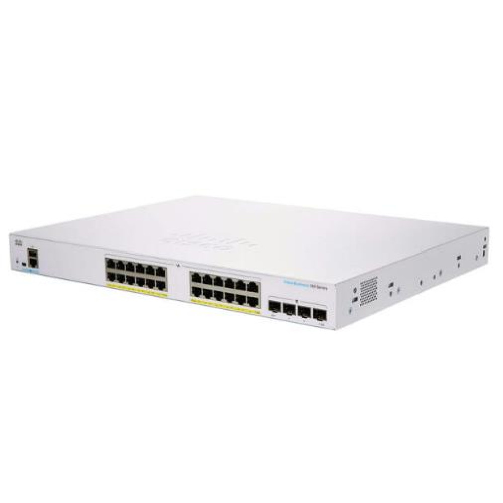 Комутатор Cisco CBS350 24xGE, Full PoE, 4x1G SFP, Managed