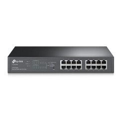 Комутатор TP-LINK TL-SG1016PE 16xGE/8xPoE+ 124.4 Вт EasySmart 13" 1U