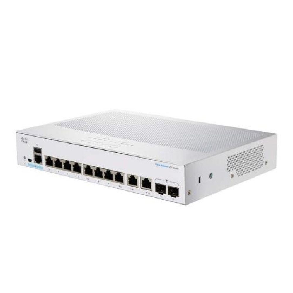 Комутатор Cisco CBS250 8xGE, Ext PS, 2x1G Combo, Smart
