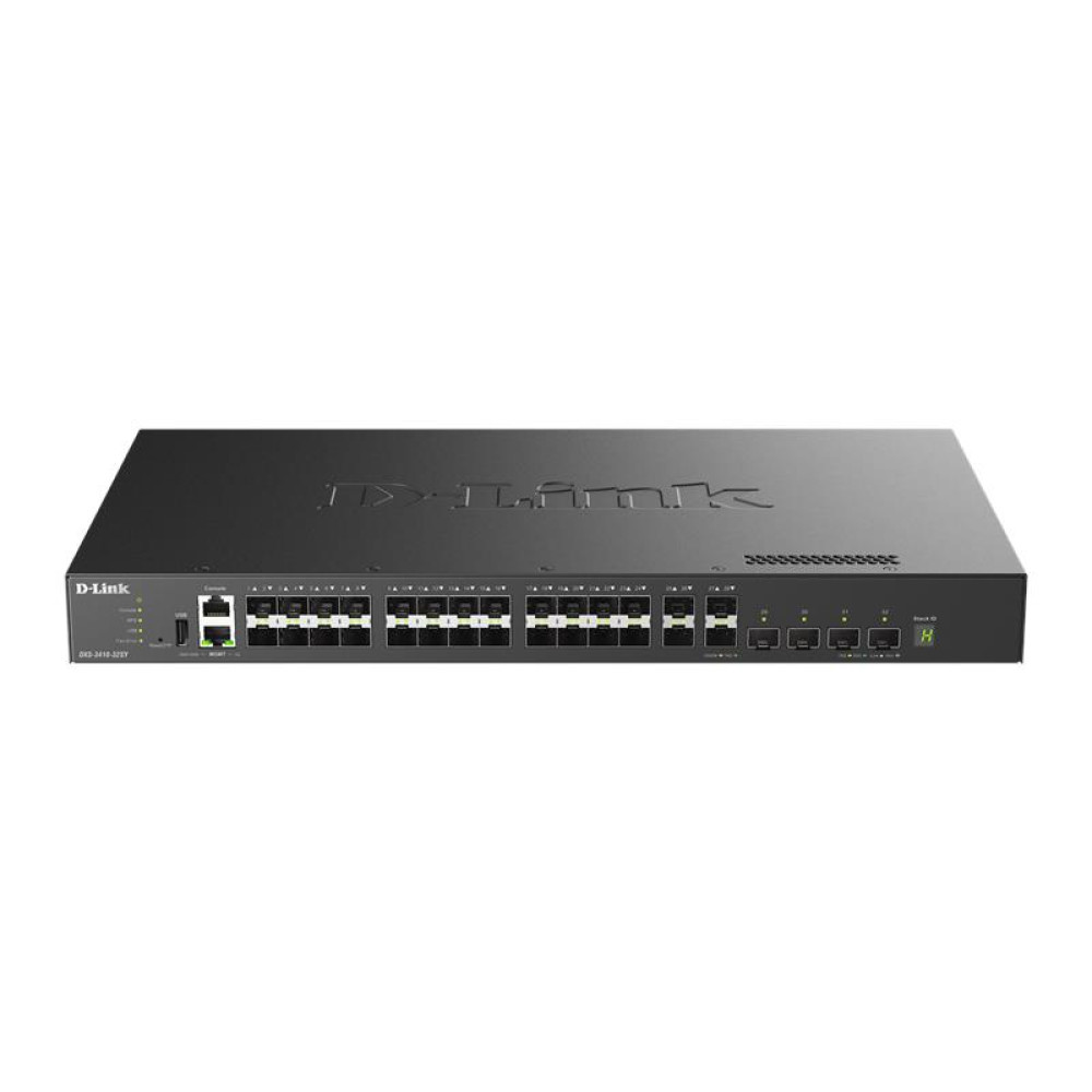 Комутатор D-Link DXS-3410-32SY 28xSFP+. 4xSFP28, L3