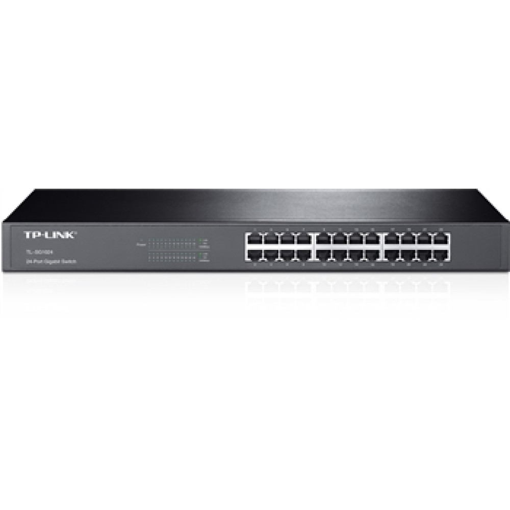 Комутатор TP-LINK TL-SG1024 24xGE некерований 19" 1U