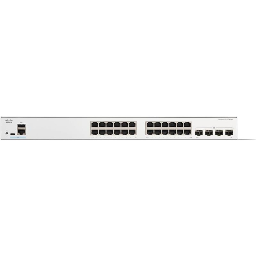 Комутатор Cisco Catalyst 1200 24xGE, PoE, 4x1G SFP