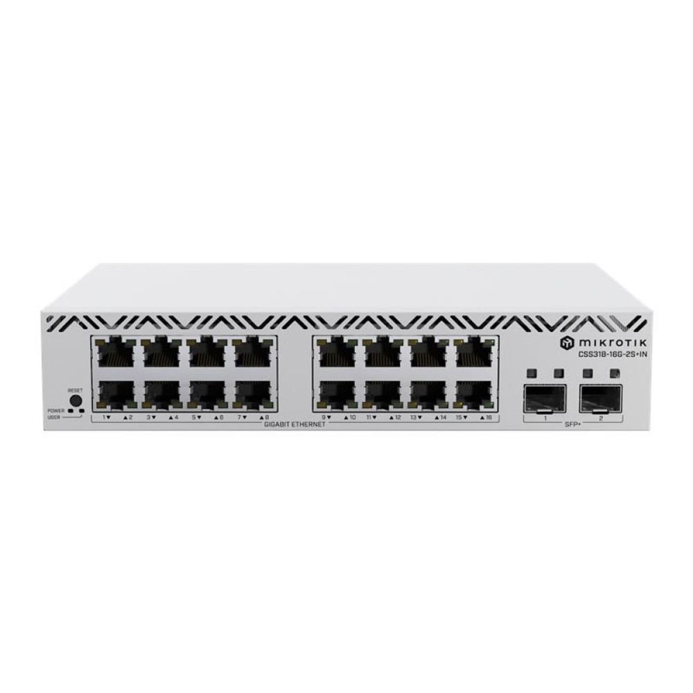 Комутатор MikroTik Cloud Smart Switch CSS318-16G-2S+IN