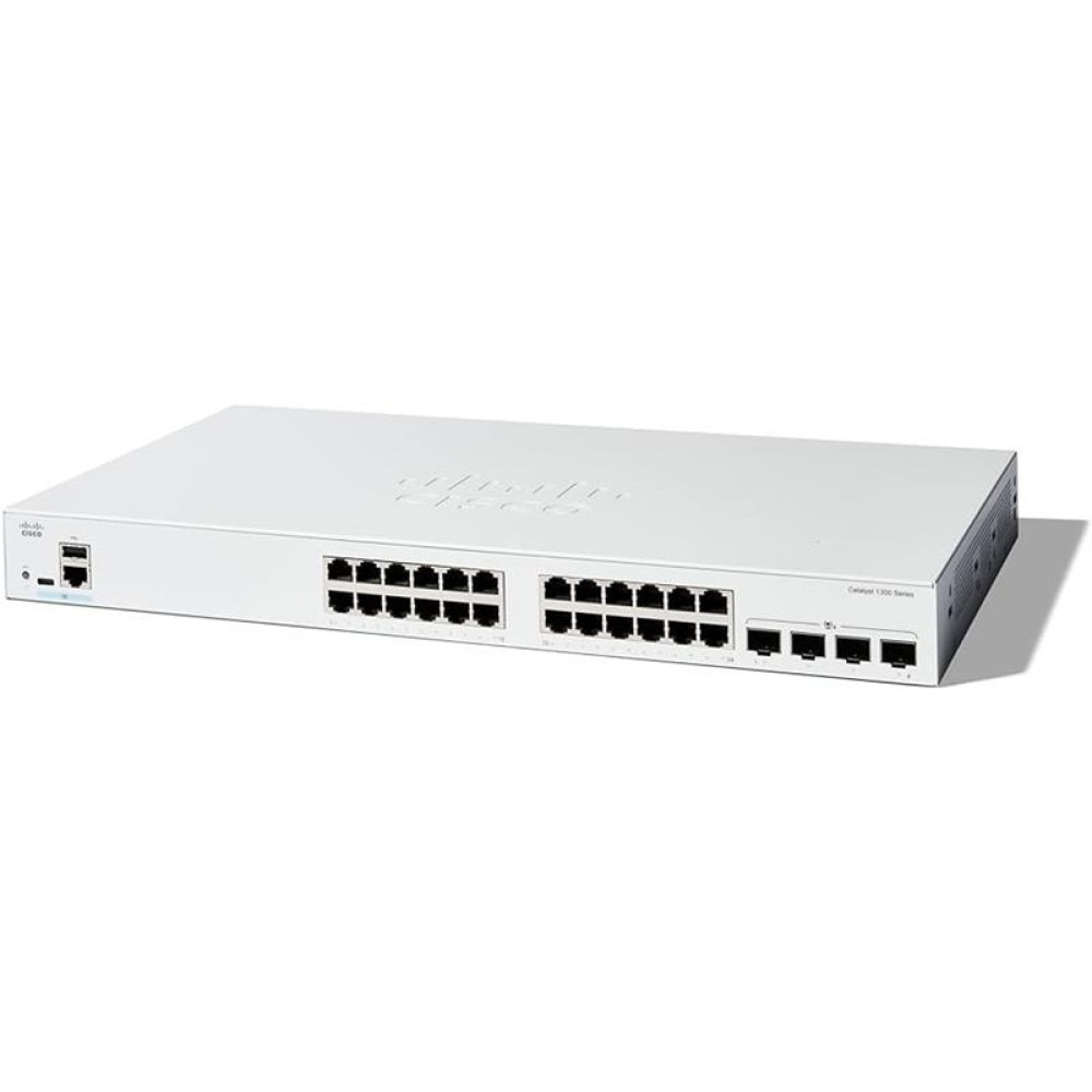 Комутатор Cisco Catalyst 1300 24xGE, Full PoE, 4x10G SFP+