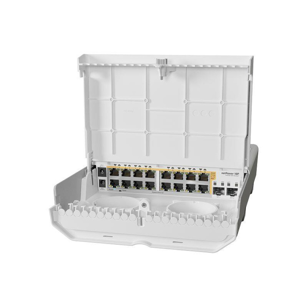 Комутатор MikroTik Cloud Router Switch netPower 16P CRS318-16P-2S+OUT