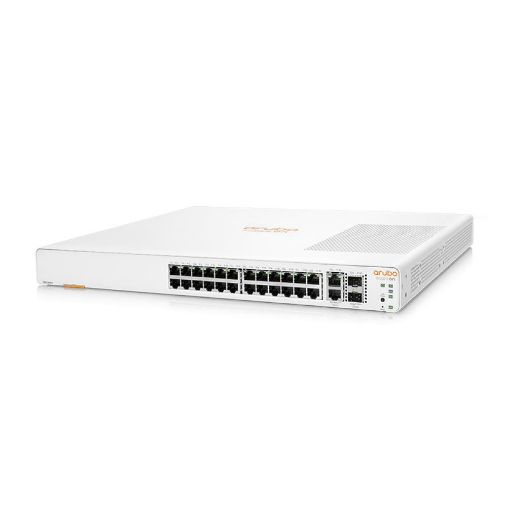 Комутатор HPE Aruba Instant On 1960, 24xGE, 2хSFP+10GE, 2х10GBASE-T ports, LT Warranty