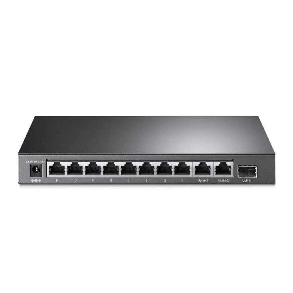 КомутаторTP-LINK TL-SG1210MP 8xGE/PoE+ 123W 1xGE 1xcomboGE/SFP