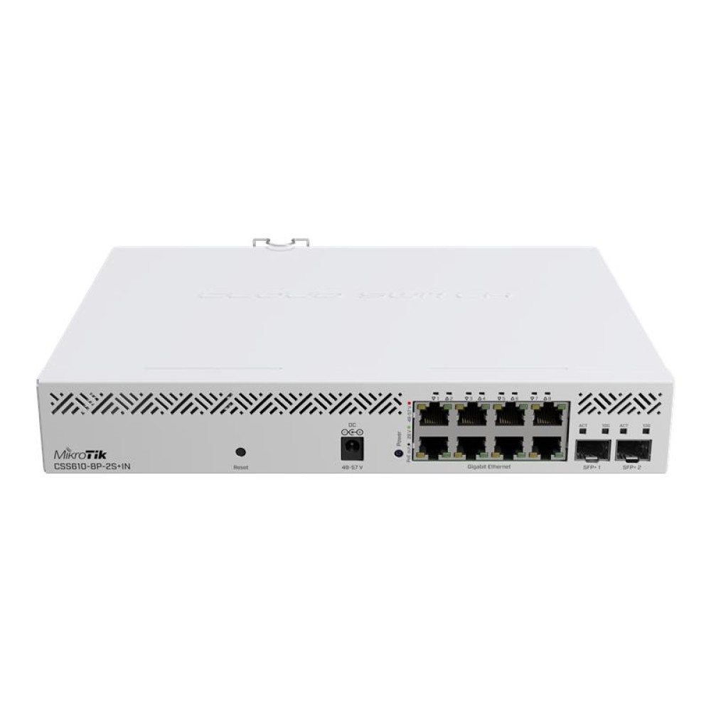Комутатор MikroTik Cloud Smart Switch CSS610-8P-2S+IN