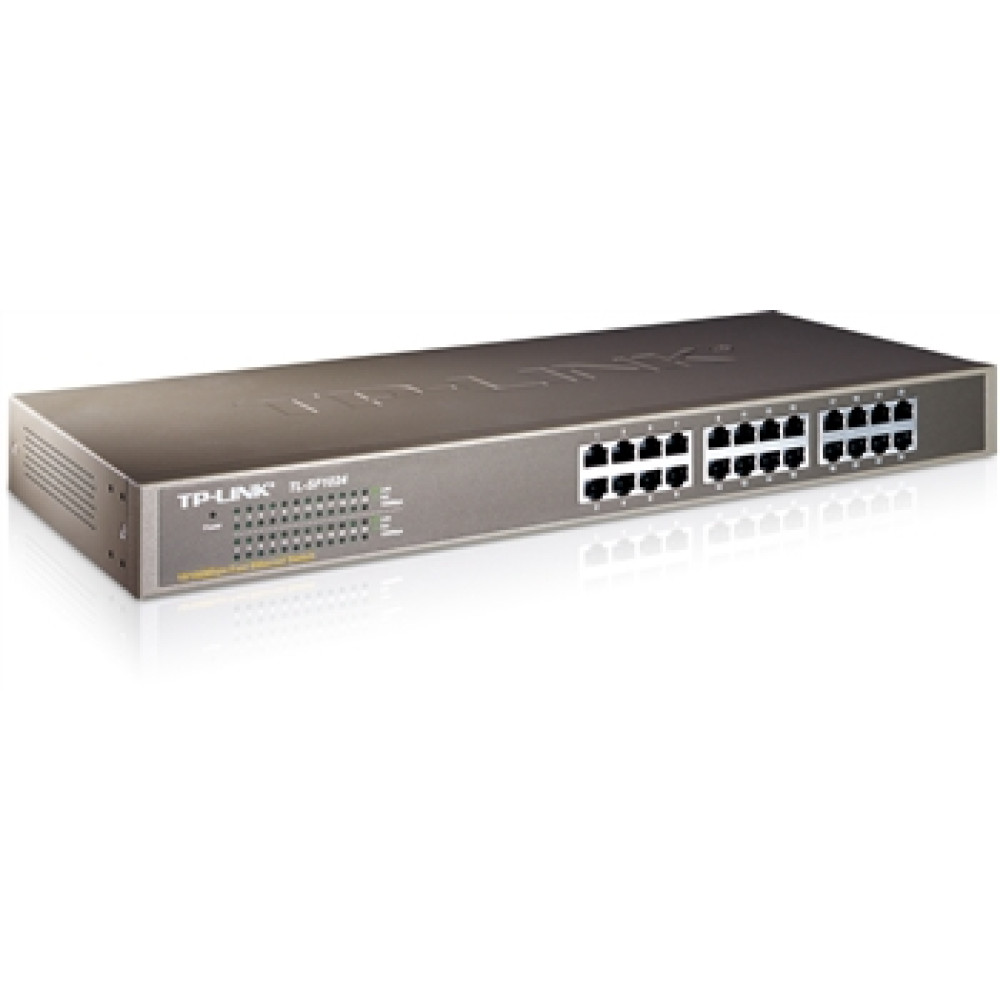Комутатор TP-LINK TL-SF1024 24xFE некерований 19" 1U