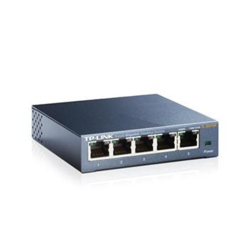 Комутатор TP-LINK TL-SG105 5xGE некерований Метал. корпус