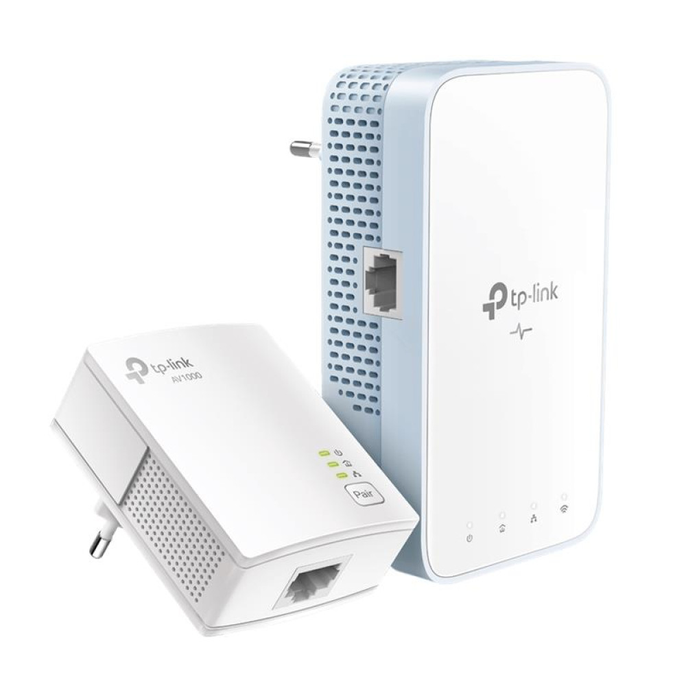 Адаптер Powerline TP-LINK TL-WPA7517KIT (TL-WPA7517 + TL-PA7017) AC1200 AV1000 1xGE MESH