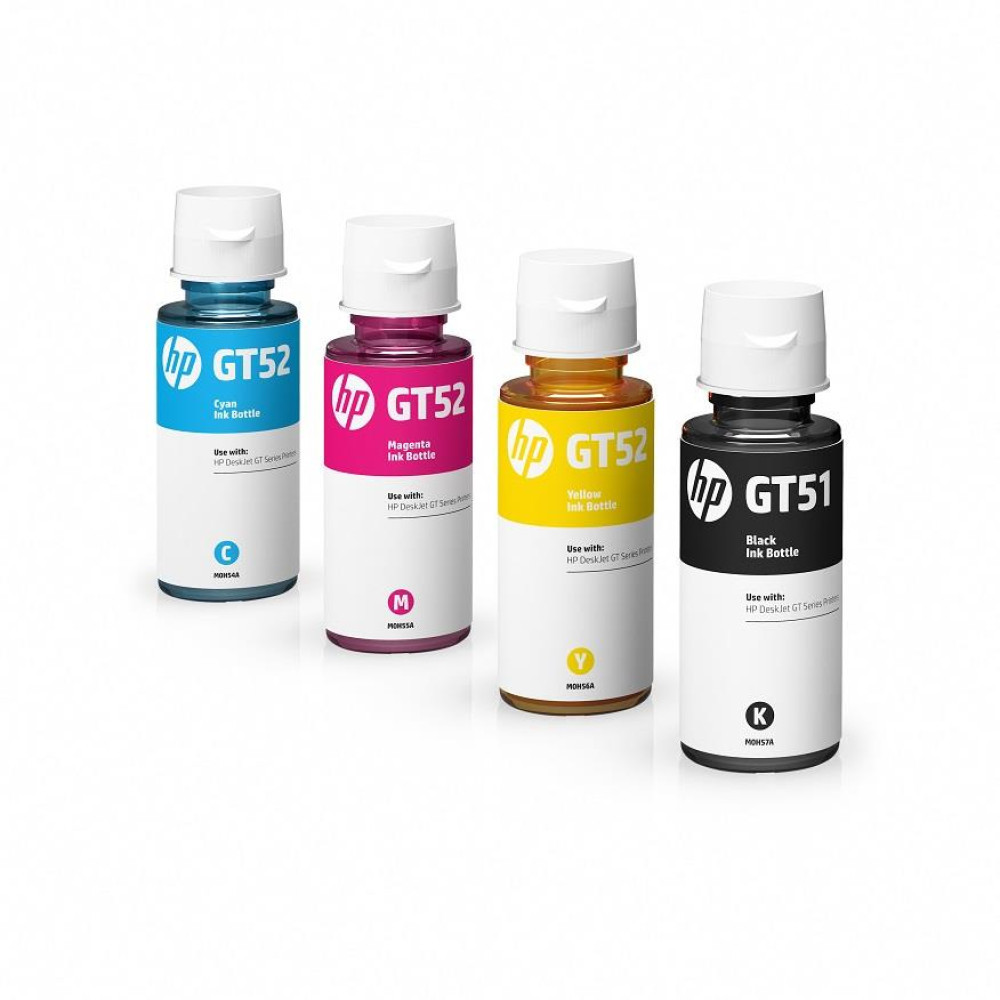 Чорнила HP GT52 DJ5810/5820, Ink Tank 115/315/319/410/415/419, Smart Tank 500/515/530/615/670/720/750/790 Yellow (8000 стор)