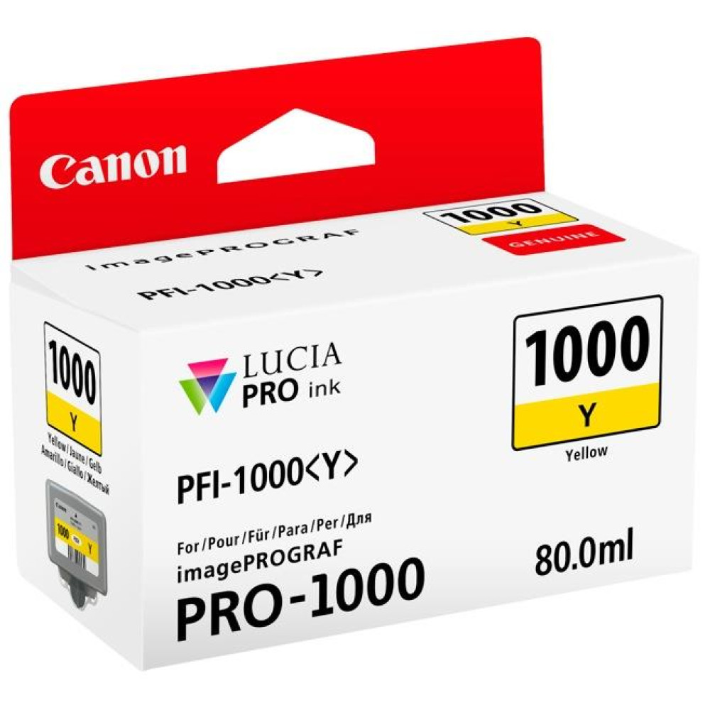 Чорнильниця Canon PFI-1000 imagePROGRAF PRO-1000 Yellow