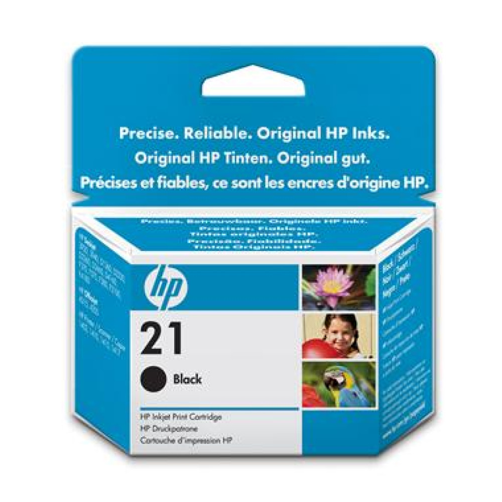 Картридж HP No.21 DJ3920/3940, PSC1410 black,5ml