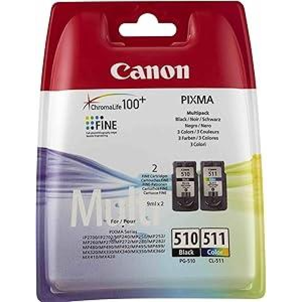 Комплект Canon No.510: Картридж Canon PG-510Bk/CL-511 кол. Multi Pack