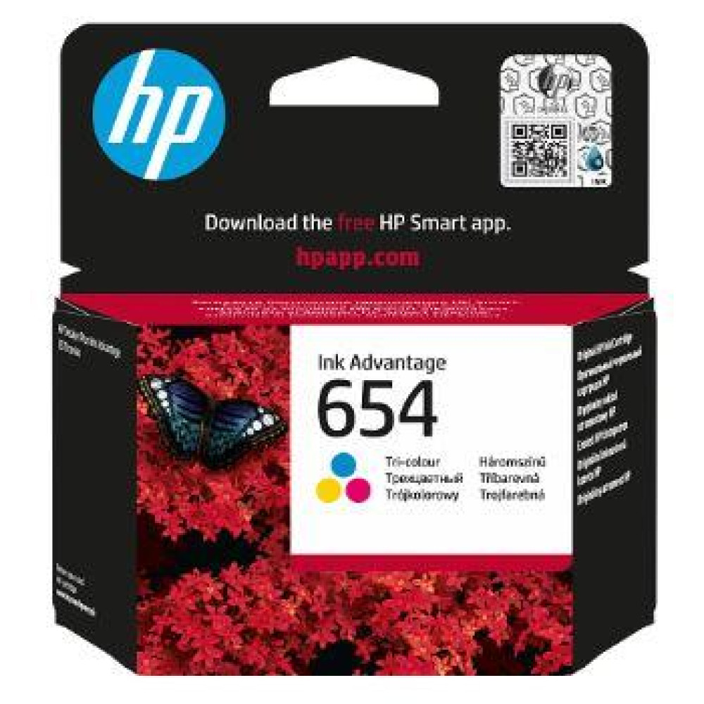 Картридж із друкуючою головкою струменевий HP No.654 DJ IA 2976/4376/6575 Tri-color