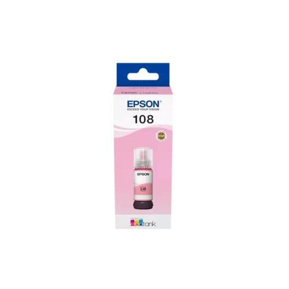 Контейнер з чорнилом Epson 108 EcoTank L8050/L18050 light magenta