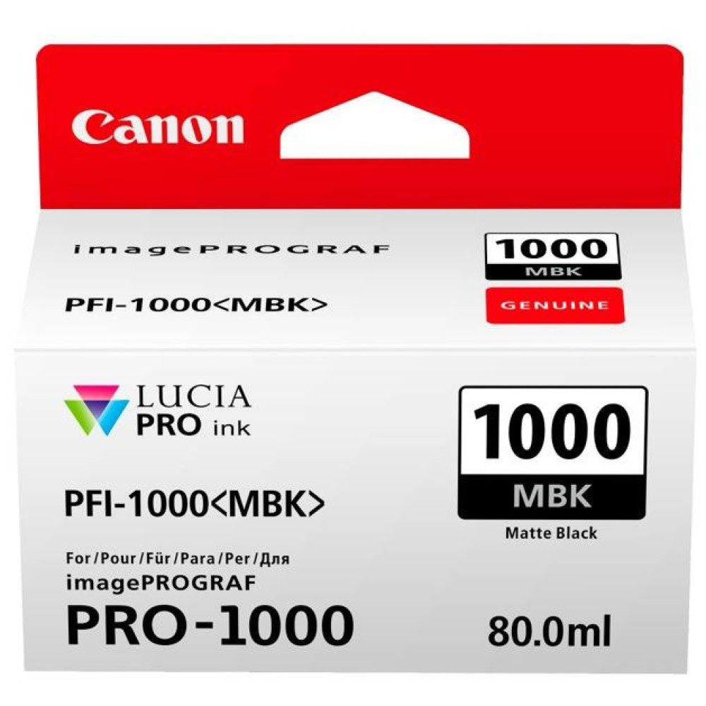 Чорнильниця Canon PFI-1000MBk (Matte black)