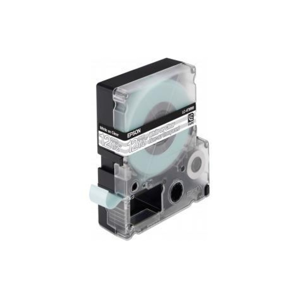 Картридж зі стрічкою Epson LK4TWN принтерів LW-300/400/400VP/700 Clear White/Clear 12mm/9m