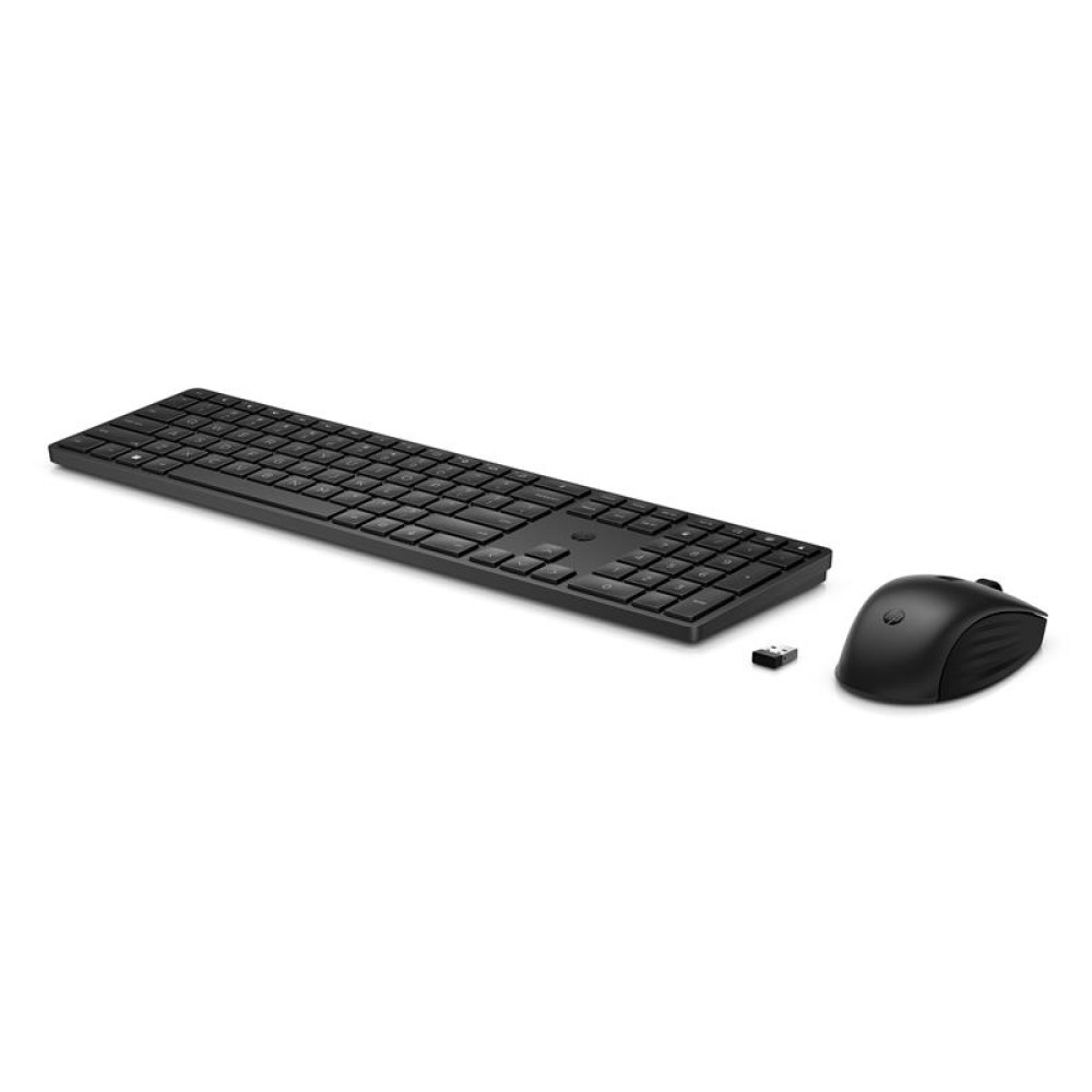 Комплект клавіатура та миша HP 650, WL, EN/UK, чорний