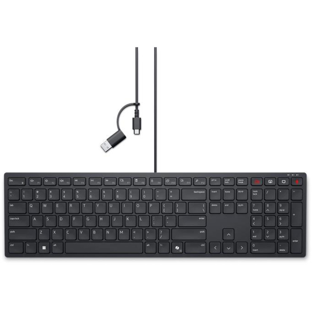 Клавіатура Dell Pro Wired Collaboration Keyboard - KB525C - Ukrainian