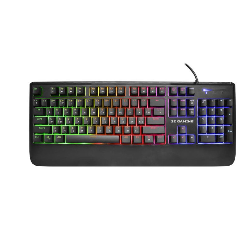 Клавіатура 2E GAMING KG325 LED USB Black UKR