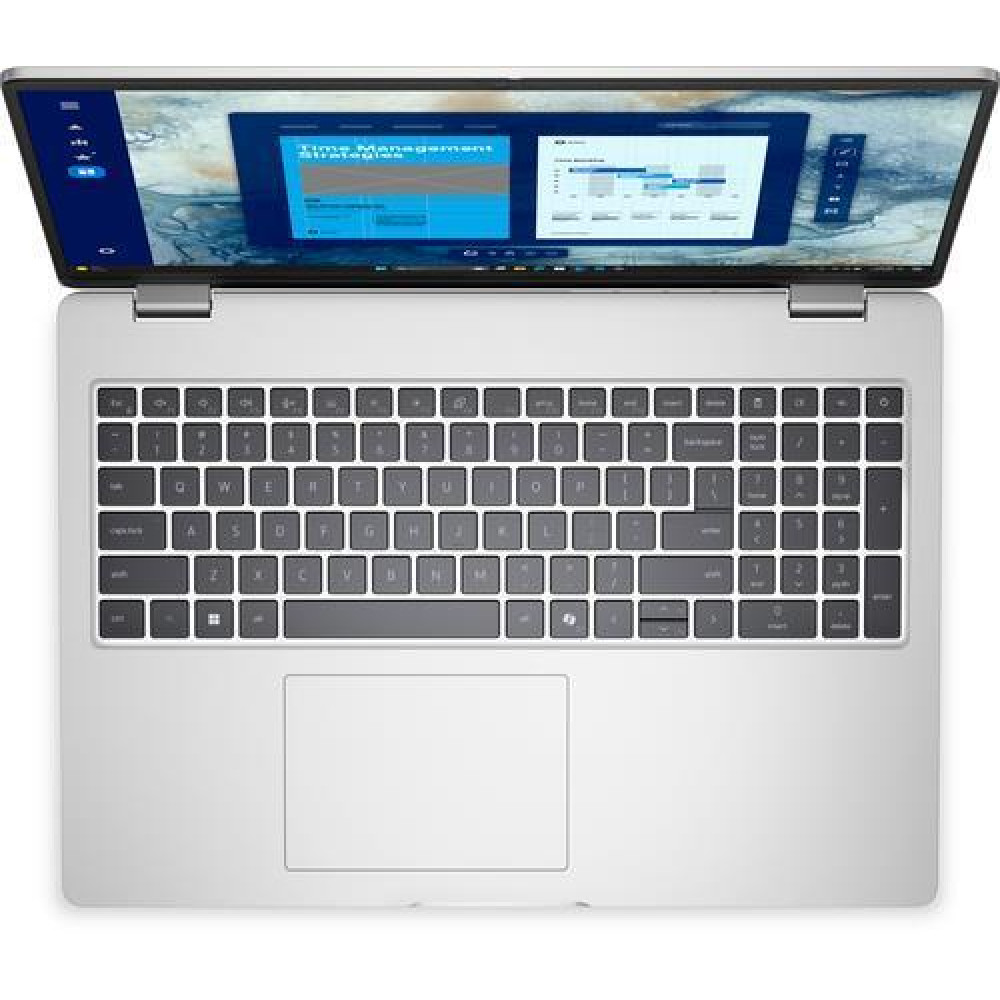 Ноутбук Dell Pro 16 16" FHD+ IPS AG, Intel U7-255U, 32GB, F1TB, UMA, Lin, сріблястий Ноутбук Dell Pro 16 16" FHD+ IPS AG, Intel U7-255U, 32GB, F1TB, UMA, Lin, сріблястий