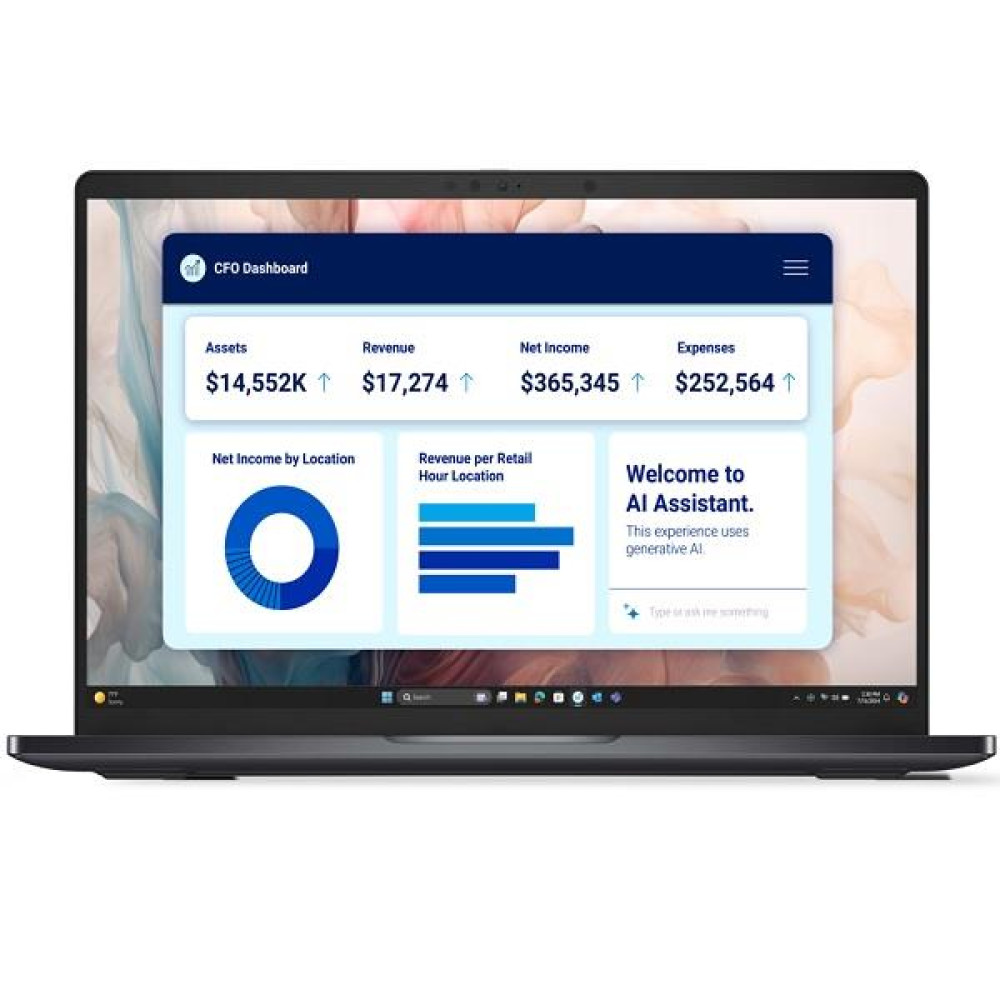 Ноутбук Dell Pro 14 Premium 14" FHD+ AG, Intel U7 268V, 32GB, F512GB, UMA, Win11P, чорний