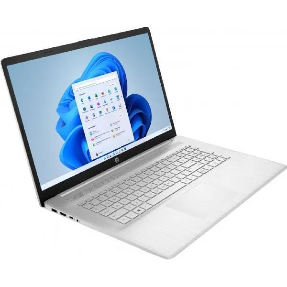 Ноутбук HP 17-cn3038ua 17.3" FHD IPS AG, Intel i5-1334U, 16GB, F512GB, UMA, DOS, сріблястий