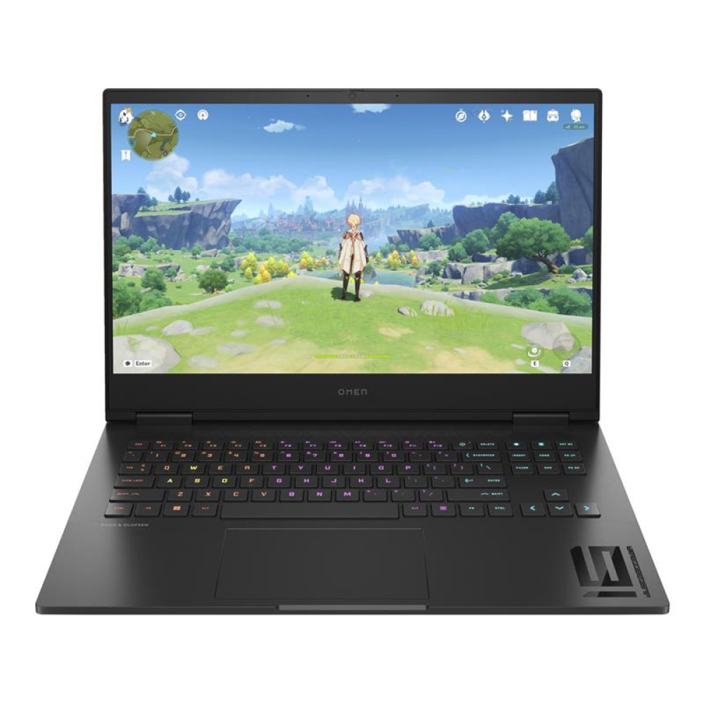 Ноутбук HP OMEN 16-xd0004ua 16.1" FHD IPS AG, AMD R7-7840HS, 32GB, F1024GB, NVD4060-8, Win11, чорний