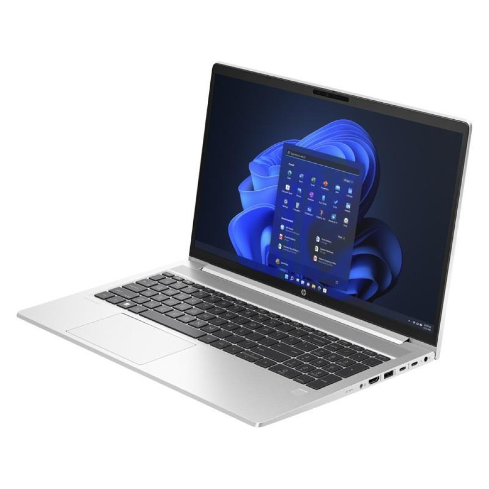 Ноутбук HP Probook 455-G10 15.6" FHD IPS AG, AMD R5-7530U, 8GB, F512GB, UMA, DOS, сріблястий
