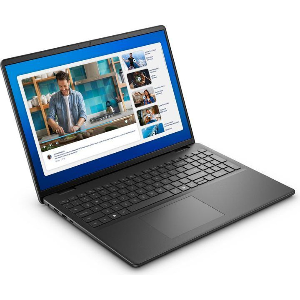 Ноутбук Dell 16 DC16250 16" FHD+ AG, Intel 5-120U, 16GB, F1024GB, UMA, Lin, чорний