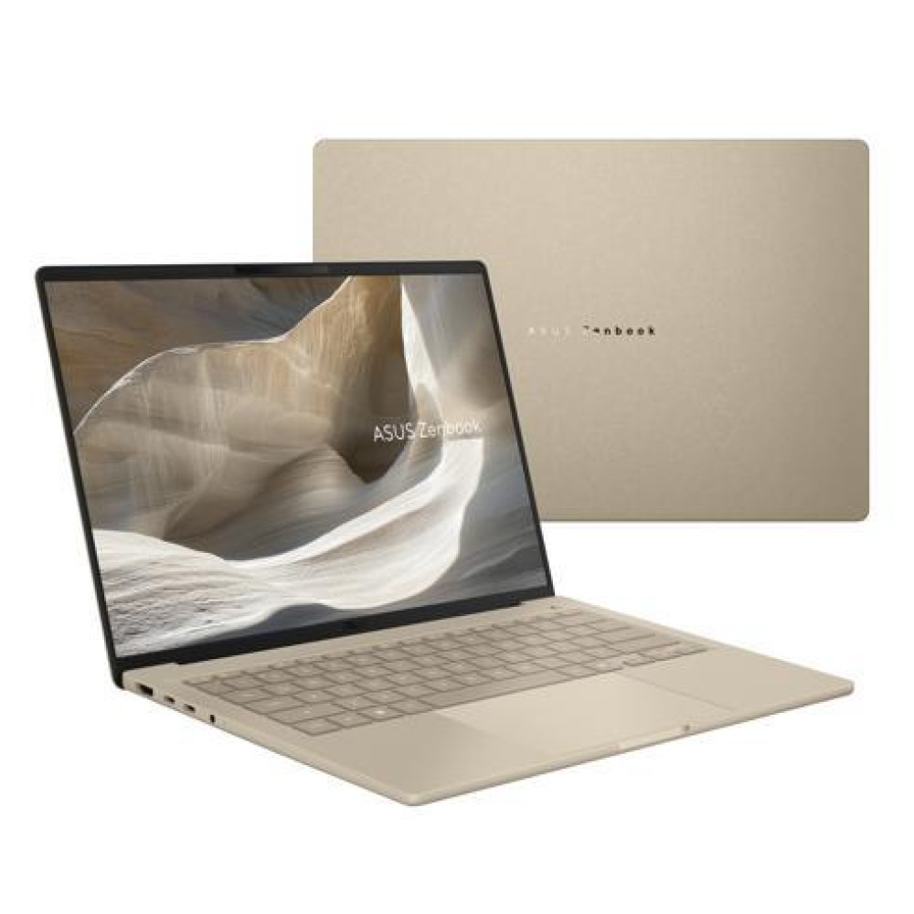 Ноутбук ASUS Zenbook A14 UX3407NA-QD023W 14" WUXGA OLED, Qualcomm X2 Elite Extreme, 32GB, F1TB, UMA, Win11, Бежевий Ноутбук ASUS Zenbook A14 UX3407NA-QD023W 14" WUXGA OLED, Qualcomm X2 Elite Extreme, 32GB, F1TB, UMA, Win11, Бежевий