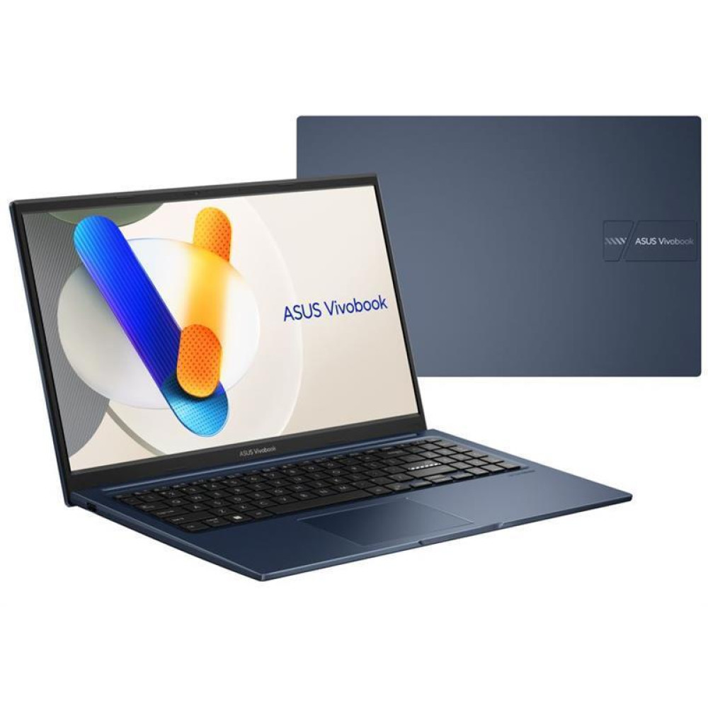 Ноутбук ASUS Vivobook 15 X1504VA-BQ1747 15.6" FHD IPS, Intel i5-1334U, 16GB, F512GB, UMA, NoOS, Блакитний