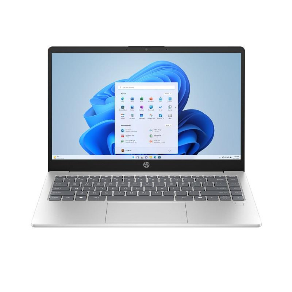 Ноутбук HP 14-hc0004ua 14" FHD IPS AG, Intel U5-225U, 16GB, F512GB, UMA, DOS, сріблястий
