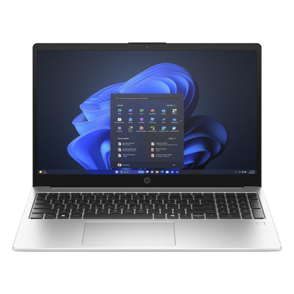 Ноутбук HP 250R-G10 15.6" FHD IPS AG, Intel 5-120U, 16GB, F512GB, UMA, Win11, сріблястий Ноутбук HP 250R-G10 15.6" FHD IPS AG, Intel 5-120U, 16GB, F512GB, UMA, Win11, сріблястий