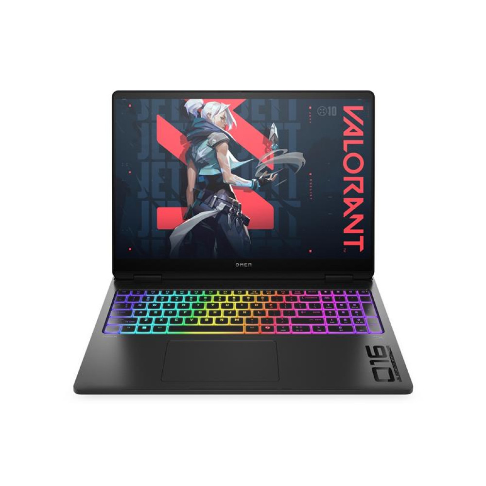 Ноутбук HP OMEN 16-ah0042ua 16" 2.5K OLED IPS, Intel U9-275HX, 64GB, F2048GB, NVD5090-24, DOS, чорний