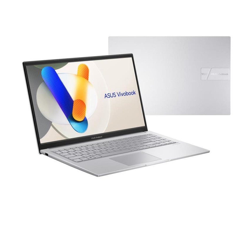 Ноутбук ASUS Vivobook 15 X1504VA-BQ2091 15.6" FHD IPS, Intel i5-1334U, 16GB, F512GB, UMA, noOS, Сріблястий