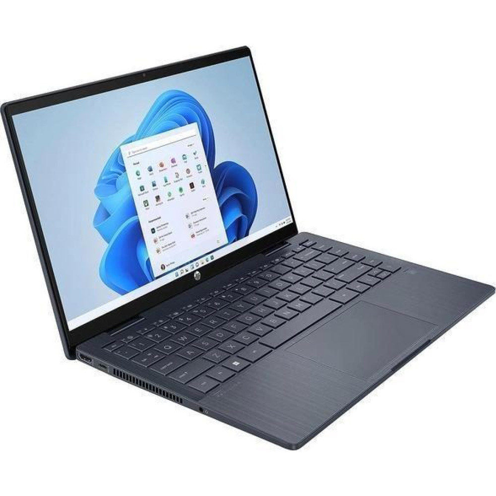 Ноутбук HP Pavilion x360 14-ek2001ua 14" FHD IPS Touch, Intel 7-150U, 16GB, F1024GB, UMA, DOS, синій