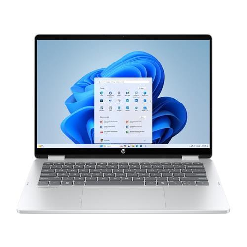 Ноутбук HP OmniBook 5 Flip x360 14" 2K IPS Touch, Intel 7-150U, 24GB, F1024GB, UMA, DOS, сріблястий