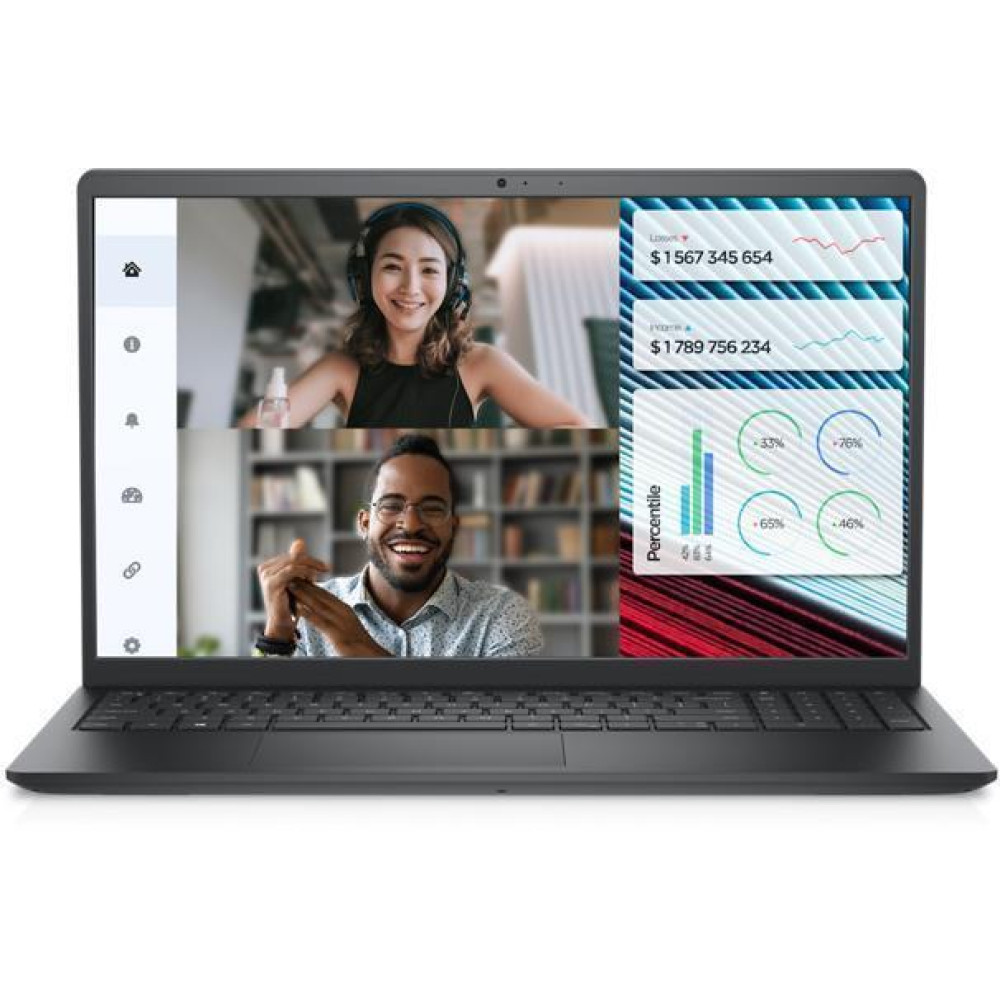 Ноутбук Dell Vostro 3520 15.6" FHD AG, Intel i3-1215U, 8GB, F256GB, UMA, Lin, чорний